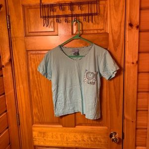 blue dream crest pj top
